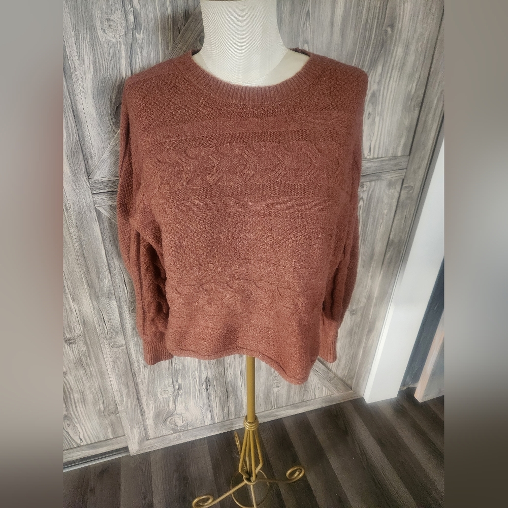 Pink Rose Women's Brown Sweater